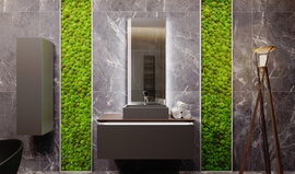 Зеркало Jorno Strong с диммируемой подсветкой, с бесконтактным включателем - фото, отзывы, цена