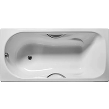 Ванна чугунная Прада 150x75 с отверстиями для ручек - фото, отзывы, цена