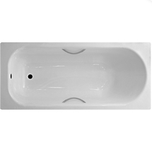 Ванна чугунная Ресса Silver 170х70 с отверстиями под ручки - фото, отзывы, цена
