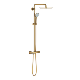 Душевая система Grohe Euphoria, поворотная с термостатом, цвет холодный рассвет, 26075GL0 - фото, отзывы, цена