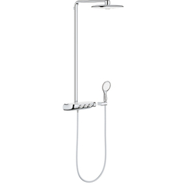 Душевая система Grohe SmartControl, с термостатом, цвет белый/хром, 26250LS0 - фото, отзывы, цена