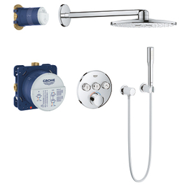 Душевая система Grohe SmartControl, со смесителем встроенным, цвет хром, 34709000 - фото, отзывы, цена