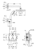 Душевая система Grohe Grohtherm, с термостатом встроенным, цвет хром, 34727000 - фото, отзывы, цена