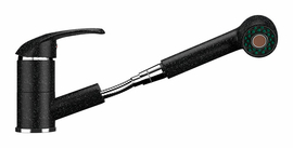 Смеситель для кухонной мойки Ulgran U-002, черный, U-002-308 - фото, отзывы, цена