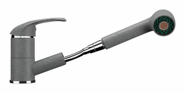 Смеситель для кухонной мойки Ulgran U-002, графитовый, U-002-342 - фото, отзывы, цена