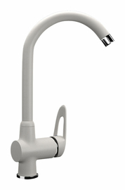 Смеситель для кухонной мойки Ulgran U-006, белый, U-006-331 - фото, отзывы, цена