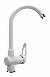 Смеситель для кухонной мойки Ulgran U-006, молочный, U-006-341 - фото, отзывы, цена