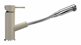 Смеситель для кухонной мойки Ulgran U-009, бежевый, U-009-328 - фото, отзывы, цена