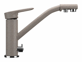 Смеситель для кухонной мойки Ulgran U-010, песочный, U-010-302 - фото, отзывы, цена