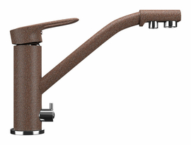 Смеситель для кухонной мойки Ulgran U-010, терракот, U-010-307 - фото, отзывы, цена