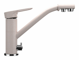 Смеситель для кухонной мойки Ulgran U-010, светло-розовый, U-010-311 - фото, отзывы, цена