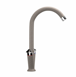 Смеситель для кухонной мойки Ulgran U-011, песочный, U-011-302 - фото, отзывы, цена