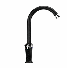 Смеситель для кухонной мойки Ulgran U-011, черный, U-011-308 - фото, отзывы, цена