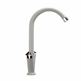 Смеситель для кухонной мойки Ulgran U-011, белый, U-011-331 - фото, отзывы, цена