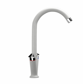 Смеситель для кухонной мойки Ulgran U-011, молочный, U-011-341 - фото, отзывы, цена