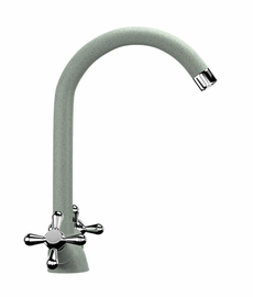 Смеситель для кухонной мойки Ulgran U-012, салатовый, U-012-303 - фото, отзывы, цена