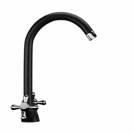 Смеситель для кухонной мойки Ulgran U-012, черный, U-012-308 - фото, отзывы, цена