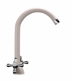 Смеситель для кухонной мойки Ulgran U-012, светло-розовый, U-012-311 - фото, отзывы, цена