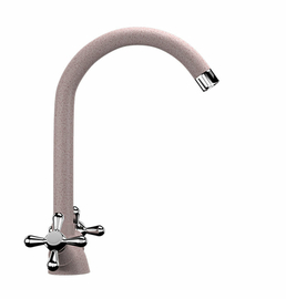 Смеситель для кухонной мойки Ulgran U-012, розовый, U-012-315 - фото, отзывы, цена