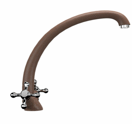 Смеситель для кухонной мойки Ulgran U-013, терракот, U-013-307 - фото, отзывы, цена