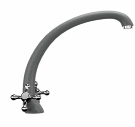 Смеситель для кухонной мойки Ulgran U-013, темно-серый, U-013-309 - фото, отзывы, цена