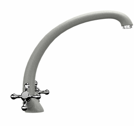 Смеситель для кухонной мойки Ulgran U-013, серый, U-013-310 - фото, отзывы, цена