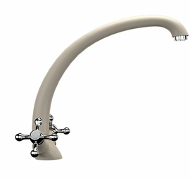 Смеситель для кухонной мойки Ulgran U-013, бежевый, U-013-328 - фото, отзывы, цена