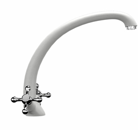 Смеситель для кухонной мойки Ulgran U-013, молочный, U-013-341 - фото, отзывы, цена