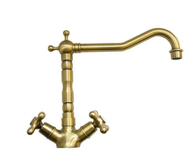 Смеситель для кухонной мойки Ulgran U-014, бронза, U-014-bronze - фото, отзывы, цена