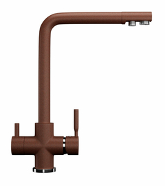 Смеситель для кухонной мойки Ulgran U-016, терракот, U-016-307 - фото, отзывы, цена