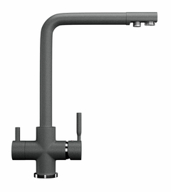Смеситель для кухонной мойки Ulgran U-016, темно-серый, U-016-309 - фото, отзывы, цена