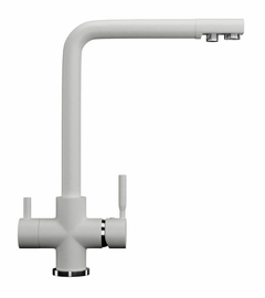 Смеситель для кухонной мойки Ulgran U-016, молочный, U-016-341 - фото, отзывы, цена