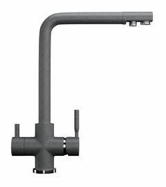 Смеситель для кухонной мойки Ulgran U-016, графитовый, U-016-342 - фото, отзывы, цена