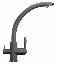 Смеситель для кухонной мойки Ulgran U-017, темно-серый, U-017-309 - фото, отзывы, цена