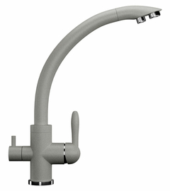 Смеситель для кухонной мойки Ulgran U-017, серый, U-017-310 - фото, отзывы, цена
