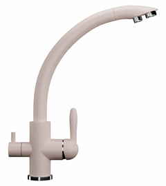 Смеситель для кухонной мойки Ulgran U-017, светло-розовый, U-017-311 - фото, отзывы, цена