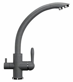 Смеситель для кухонной мойки Ulgran U-017, графитовый, U-017-342 - фото, отзывы, цена