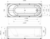 Акриловая ванна Radomir Виктория 180х70 с каркасом - фото, отзывы, цена