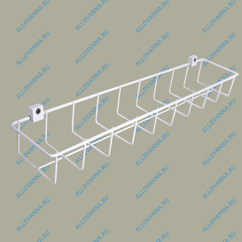 Корзина для экранов Alavann Soft 37 см, белая, 2шт - фото, отзывы, цена