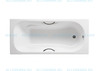 Чугунная ванна Roca MALIBU 160х75 с отверстиями для ручек - фото, отзывы, цена
