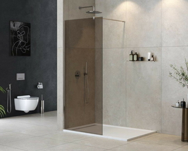 Душевая перегородка Cezares LIBERTA-L-1-80-120-BR-Cr - фото, отзывы, цена