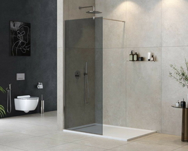 Душевая перегородка Cezares LIBERTA-L-1-80-120-GR-Cr - фото, отзывы, цена