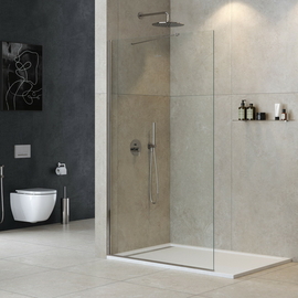 Душевая перегородка универсальная Cezares LIBERTA-L-1-TB-140-C-Cr - фото, отзывы, цена