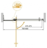 Душевая дверь в нишу Cezares SLIDER-B-1-70/80-BR-Cr - фото, отзывы, цена