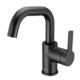 Смеситель для раковины Swedbe Diana 1011B высокий, черный - фото, отзывы, цена