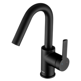 Смеситель для раковины Swedbe Diana 1012B высокий, черный - фото, отзывы, цена