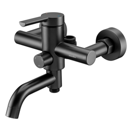 Смеситель для ванны Swedbe Diana 1035B с поворотным изливом и верхним подключением, черный - фото, отзывы, цена