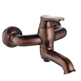 Смеситель для ванны Swedbe Terracotta 2551 с поворотным изливом, терракота (темная бронза) - фото, отзывы, цена