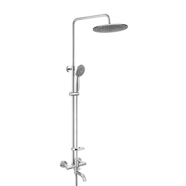 Душевая система Swedbe Hermes 5129G1 со смесителем для ванны, хром/серый - фото, отзывы, цена