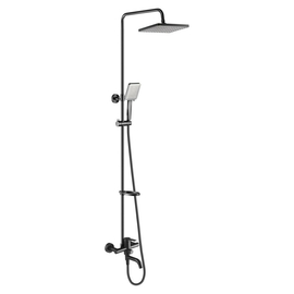 Душевая система Swedbe Hermes 5132B со смесителем для ванны, черный - фото, отзывы, цена